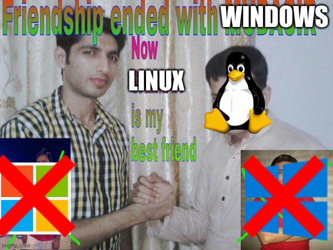 Friendship ended meme